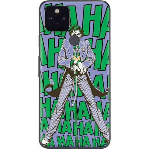 DC Comics The Joker Vintage pose pattern Google Pixel 5a Skin